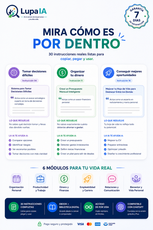 30 Instrucciones para la Vida Real con IA